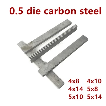 0.5 mod rack rovno výstroj lineárne sprievodca cnc rytie stroj štandardnou súčasťou uhlíkovej ocele