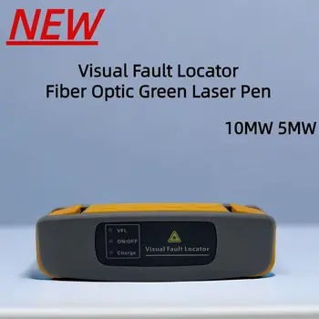 10MW 5MW Nové VFL Vizuálne Poruchy Hľadáčik Optický Zelené Laserové Pero FTTH (Fiber Optica Recargable Kábel Test Red Light Pen FreeShip