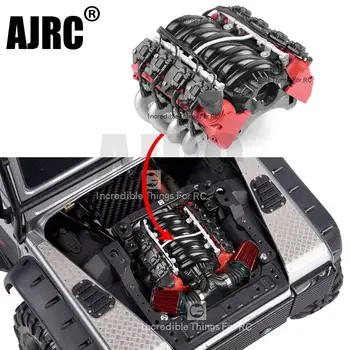 1pcs Ls7 V8 Simulovať Radiátorov, Chladiaci Ventilátor Elektrický Motor Motor Pre 1:10 Rc Auto Axial Scx10 90046 Trx4 Redcat Ls7 V8 Motora