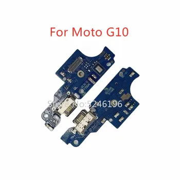 1pcs Platné Pre Motorola Moto G10 / G30 USB Nabíjací port nabíjačku base konektor kábel mäkké Nahradenie časti