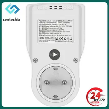 1PCS Tuya WIFI Smart Zásuvky Digitálny Wattmeter 220V Merač spotreby Elektrickej energie v EÚ Plug Power Kilowatt Príkon Energie