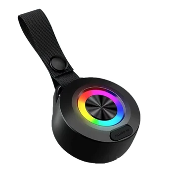 1Set Bluetooth Mini Reproduktor Prenosný Reproduktor RGB Farebné Svetlo Subwoofer Vonkajší Bezdrôtový Reproduktor