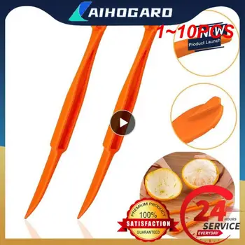 1~10PCS Orange Škrabka nástroje Plastové Orange Škrabka Citrusové Odstraňovač Citróna Citrónová Kôra Krájač Zeleniny, Ovocie Slicer Nástroje Kuchyňa