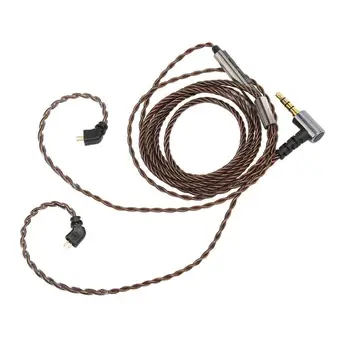 2 Pin 0.78 mm Upgrade Kábel s Mikrofónom pre AS10 AS06 ZST ZS3 ES4