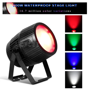200W Nepremokavé Zoom Fáze Svetlo RGBW 4 v 1 LED Par Svetlo DMX Ovládanie DJ, Disco Party, Svadby, Vonkajšie Fáze Pozornosti