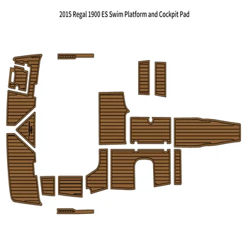2015 Re-gal 1900 ES Plávať Platformu Kokpitu Loď EVA Faux Pena Týk Palube Poschodí Pad