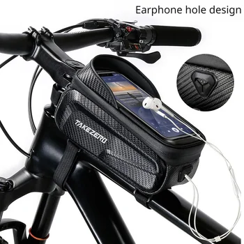 2023 Cyklistické tašky Dopredu Trubky Rámu Bicykla Taška Shockproof Rainproof 6.5 v Telefóne Prípade dotyková obrazovka Cyklistická Taška MTB Bike Príslušenstvo