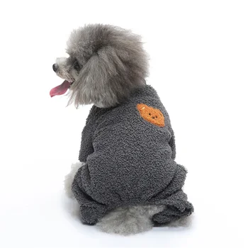 2024 Cartoon Pet Home Fleece Oblečenie Teplá Mikina Malé Stredné Veľké Psy Bunda Oblečenie Pet Kostým Psov, Oblečenie