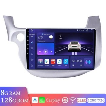 4G+WIFI Android 13 2 Din pre Honda FIT JAZZ 2007-2014 autorádia GPS Navigácie, Multimédiá, Video Prehrávač Stereo Hlava Jednotky Carplay