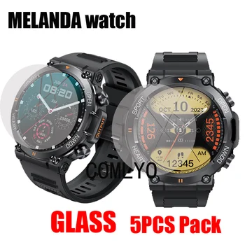 5 ks na MELANDA Nové 1.39 palcový Tvrdeného Skla Smart hodinky Sklo Screen Protector 9H 2.5 D Filmu