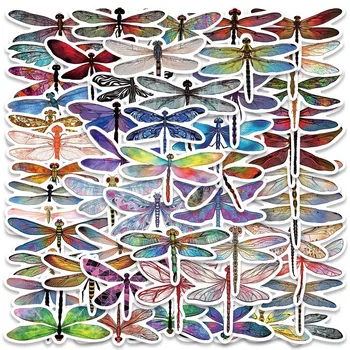 53PCS Farebné Dragonfly Cartoon Nálepky Estetické Denník DIY Vestník Plánovač Scrapbooking Album Dekorácie Dievčatá Nálepky
