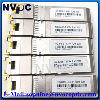 5Pcs10G Medi SFP+ Vysielač Modul 30 M/80/100M RJ45 Port 10GBase-T Kompatibilný s aplikáciou Cisco/Mikrotik Ethernet Optický Prepínač