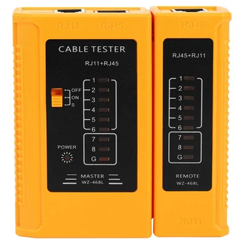 ABGZ-Sieťový Kábel Tester Testovací Nástroj pre RJ45 RJ11 RJ12 CAT5 CAT6 UTP USB, LAN Drôt, Kábel siete Ethernet Tester(Batéria Nie je Súčasťou balenia)