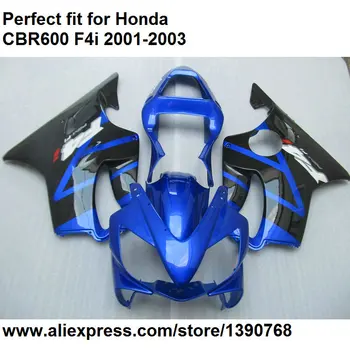 ABS plast horské pre Honda CBR 600 F4i 2001 2002 2003 modrá kapotáže auta CBR600F4i 01 02 03 DZ111