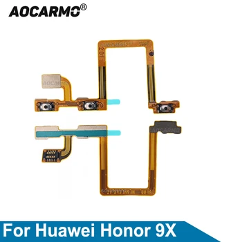 Aocarmo Energie Na Vypnutie Hlasitosti Tlačidlo Tlačidlo Flex Kábel Pre Huawei Honor 9X / Pro Náhradné Diely