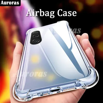 Auroras Pre Sony Xperia 10 V Prípade, Airbag Rám Jasné, Mäkké Silikónové Plné Pokrytie Shell Pre Sony Xperia 1 V Shockproof Zadný Kryt