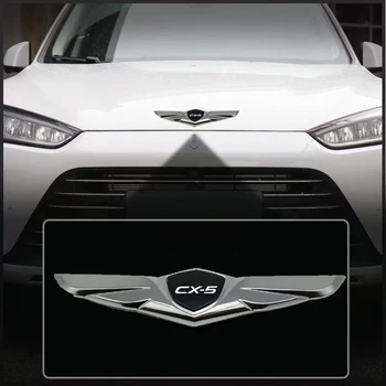 Auto úprava auto samolepky 3D kovové odznak kapota odtlačkový high-end dekoračné nálepky na mazda CX 5 S Logom auto príslušenstvo