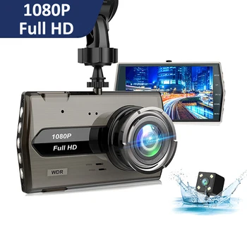 Automobilové DVR Dash Cam HD 1080P Disk videokamery Black Box Dashcam Nočné Videnie Auto Príslušenstvo Predné Zozadu Vozidla Fotoaparát