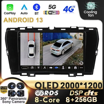 Autorádio Android 13 Pre Ssangyong Korando Tivoli 2019-2021 Stereo Multimediálne Video Navigácia Bezdrôtový Carplay DSP QLED Prehrávač
