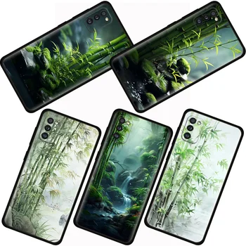 Bamboo-Art Obal Pre Samsung Galaxy A52 A53 A12 A13 A32 A33 A23 A51 A71 A21s A31 A03 A72 A22 A73 A03s A02s Kryt Telefónu