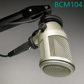 BCM104 mikrofón bcm104 profesionálne vysielania microfone Kondenzátora Mic Štúdiové Nahrávanie Zvuku Mikrofón Pre live streaming
