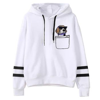 Beagle hoodies ženy 2023 anime Zimné streetwear sveter ženy vintage oblečenie