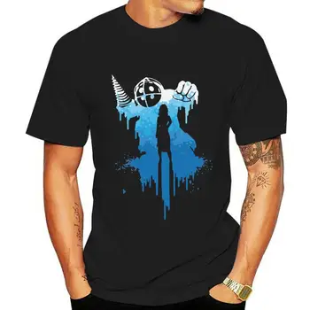 Big Daddy Bioshock Rapture Elizabeth Video Hra Inšpirovaná T-shirt S-2XL(1)