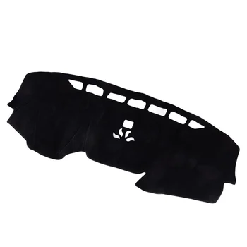 Black Dashmat Tabuli Mat Pokrytie Pad slnečník Koberec Chránič Non-Slip Polyester vhodné na Honda CRV 2017-2020 2021 2022 LHD