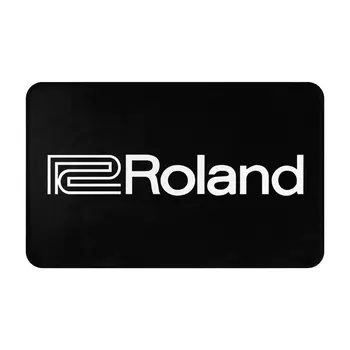Black Piano Roland Vzor Koberec Mat Výzdoba Miestnosti, Obývacia Izba Domov Rohože Dvere Mat