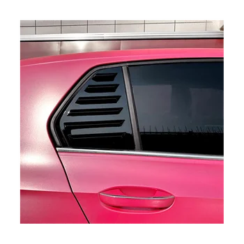 Bočné Zadné Okno Nevidiacich Kryt Výbava pre VW Golf 8 2020-2022(Black)