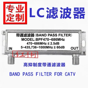 CATV band pass filter pre CATV systém, blok vysoké/nízke pásmo frekvencie, na Mieru kupujúci