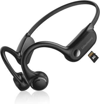 CelsusSound Kostné Vedenie Bluetooth Slúchadlá, Open-Ear Športové Slúchadlá, 8g Pamäť, Mp3 Prehrávač pre Beh, Cyklistiku, Fitness