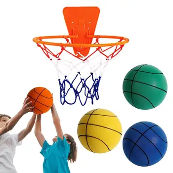 Deti Stlmiť Elastické Loptu Krytý Stlmiť Basketbal Mäkké Elastické Loptu Lopta Školenia pre Rodič-Dieťa Interakcie Vnútorné Vonkajšie