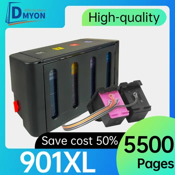 DMYON Kompatibilný pre HP 901 Kontinuálne Ink Systém Dodávok Inkjetprinter J4500 4500 J4540 J4550 J4580 J4585 J4624 J4535 J4600 Tlačiareň