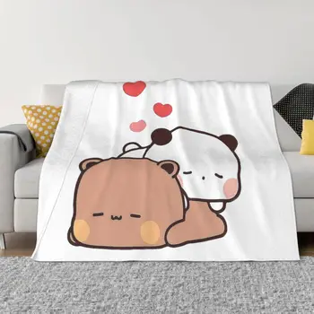 Domáce dekorácie luxusný Gauč deka Anime Medveď vzor prehoz cez posteľ, na posteli načechraný mäkké deky hrubú deku pre zimné