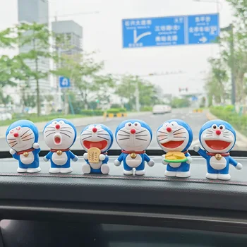 Doraemon Anime Hand-made Auto Dekorácie Roztomilý Auto Doplnky Interiéru Domov Ploche Tortu Ozdoby muži ženy
