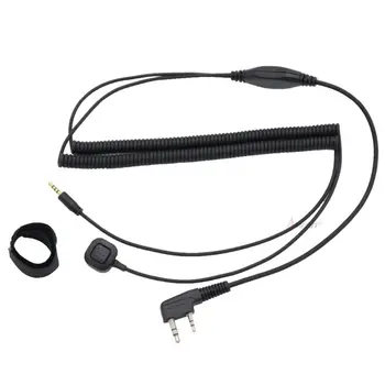 Dropship Bluetooth-kompatibilný Headset Konektor Kábel pre UV-5R UV-82 GT-3 obojsmerné Rádiové