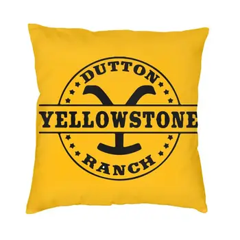Dutton Ranč Yellowstone Vankúš Dvojité Bočné Tlač Hodiť Vankúš pre Obývacia Izba Módne obliečka na Vankúš Dekorácie