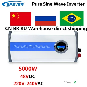 EPEVER 5000W Čistá Sínusová Vlna 5KW Inverter DC 48V na 230V ~ 220V 240V Výstup Off Grid Solárny Invertor IP5000-42-Plus