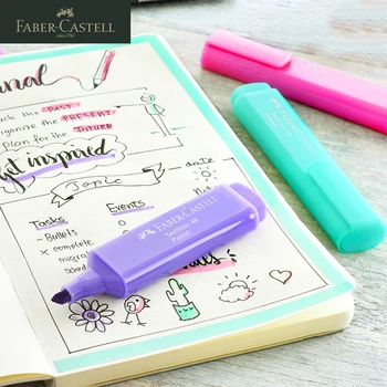 FABER CASTELL 154863 Fluorescenčné Pero, Zvýrazňovač, Textliner Pastel Candy Farby Fluorescenčné Značky Mark Kancelárske Školské potreby