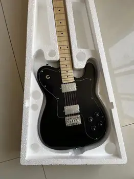 Free 3-dňový Stratocaster-r vlastného tela 6-string black elektrická gitara zásob