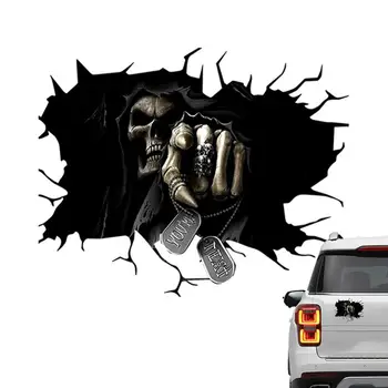 Halloween Auto Dekor Lebky Auto Odtlačkový Horor Dekorácie Silná Priľnavosť Vytvoriť Halloween Náladu Na Auto Pickup Truck SUV