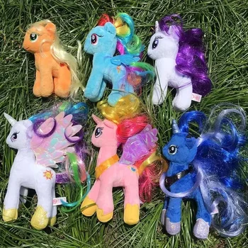 Hasbro Spoločné Obmedzené Môj Malý Pony Plyšové Hračky, Bábiky Skutočné Roztomilý Pony Dress Up Bábiky Kawaii Rag Bábiky Darčeky pre Dievčatá