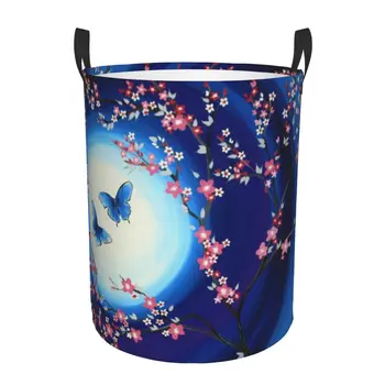 Japonské Čerešňové Kvety, Motýle Práčovňa Kôš Skladacie Kvet Kvetinové Šaty Prekážkou pre Predškolské Deti Hračky Skladovanie Taška