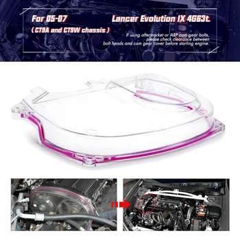 Jasné, Cam Ozubeného Remeňa Kryt Turbo Cam Kladka Pre Mitsubishi Lancer Evolution EVO 9 IX Mivec 4G63 05-07