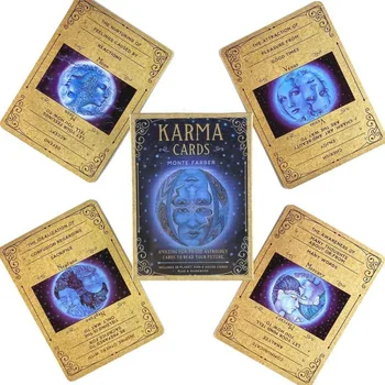 Karma Oracle Karty Voľný čas Strán Tabuľka Hra veštenie Proroctvo Tarot Paluba 11*6.5cm5c