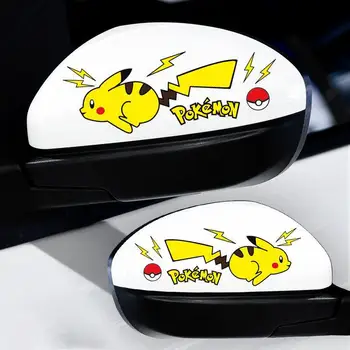 Kawaii Skutočné Pokemon Karosérie Dekorácie Film Nálepky Pikachu Cartoon Poškriabaniu Opraviť Auto Nálepky Roztomilý Dekoratívne Doplnky
