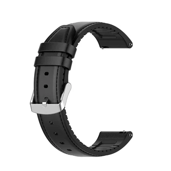 Kožené Watchband Popruh pre Huawei Sledovať GT2 Pro Náramok Kapela 22 mm Náramok pre Huawei SLEDOVAŤ Gt 2 Pro Black
