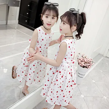 Kórejský detské Oblečenie 2023 Lete Dievčatá Party Šaty Módne detské Oblečenie Hot Predaj Batoľa Dievča jednodielne Šaty