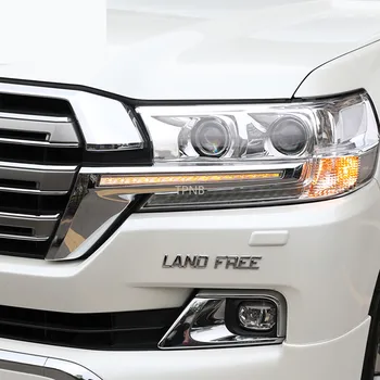 LED Reflektor Pásy pre Toyota Land Cruiser 200 FJ200 2016 2017 2018 2019 Chrome ABS Denných prevádzkových Svetlo Príslušenstvo